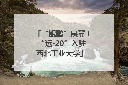 “鲲鹏”展翼！“运-20”入驻西北工业大学