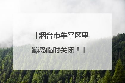 烟台市牟平区里蹦岛临时关闭！