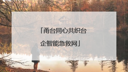 甬台同心共织台企智能急救网