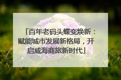 百年老码头蝶变焕新：赋能城市发展新格局，开启威海商旅新时代