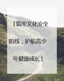 筑牢文化安全防线，护航青少年健康成长