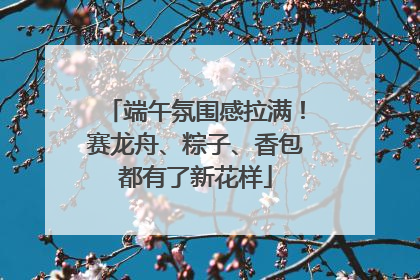 端午氛围感拉满！赛龙舟、粽子、香包都有了新花样