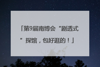 第9届南博会“剧透式”探馆，包好逛的！