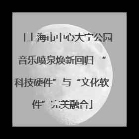 上海市中心大宁公园音乐喷泉焕新回归 “科技硬件”与“文化软件”完美融合