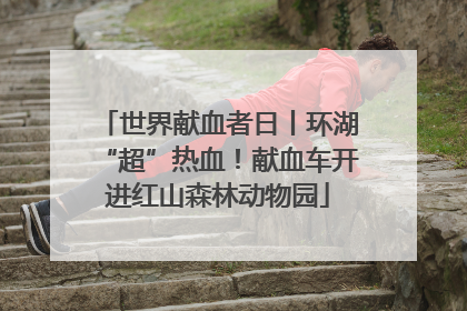 世界献血者日丨环湖“超”热血！献血车开进红山森林动物园