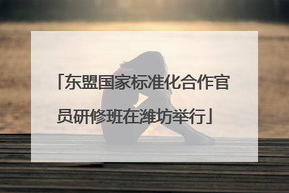 东盟国家标准化合作官员研修班在潍坊举行