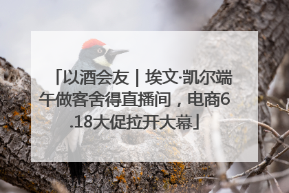 以酒会友｜埃文·凯尔端午做客舍得直播间，电商6.18大促拉开大幕