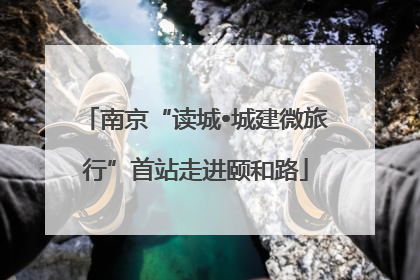 南京“读城•城建微旅行”首站走进颐和路