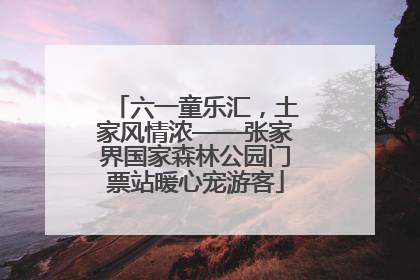 六一童乐汇，土家风情浓——张家界国家森林公园门票站暖心宠游客