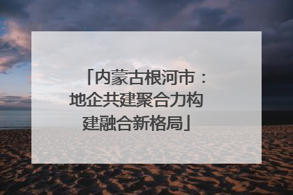内蒙古根河市：地企共建聚合力构建融合新格局