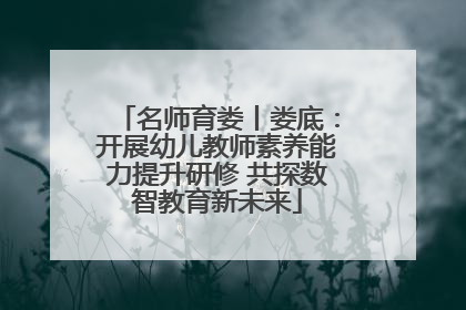 名师育娄丨娄底：开展幼儿教师素养能力提升研修 共探数智教育新未来