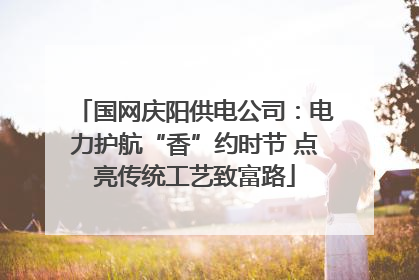 国网庆阳供电公司：电力护航“香”约时节 点亮传统工艺致富路