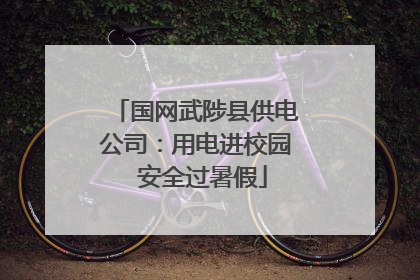 国网武陟县供电公司：用电进校园  安全过暑假