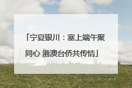 宁夏银川：塞上端午聚同心 港澳台侨共传情