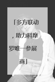 多方联动，助力科摩罗唯一参展商