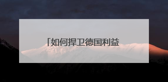 如何捍卫德国利益 默茨访美很“烧脑”