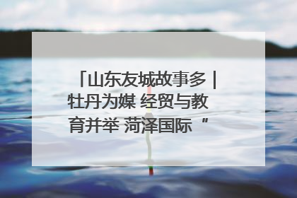 山东友城故事多｜牡丹为媒 经贸与教育并举 菏泽国际“朋友圈”扩容升级