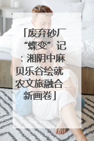 废弃砂厂“蝶变”记：湘阴中麻贝乐谷绘就农文旅融合新画卷