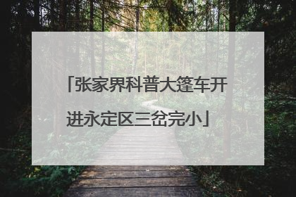 张家界科普大篷车开进永定区三岔完小