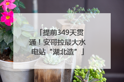 提前349天贯通！安哥拉最大水电站“湖北造”