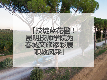 技绽蓝花楹！昆明技师学院为春城文旅添彩展职教风采