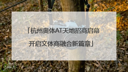 杭州奥体AT天地招商启幕 开启文体商融合新篇章