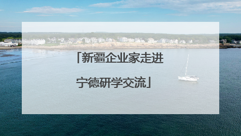 新疆企业家走进宁德研学交流