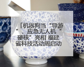 机器狗当“导游”、应急无人机“硬核”亮相 福建省科技活动周启动 百余项特色活动酷炫来袭