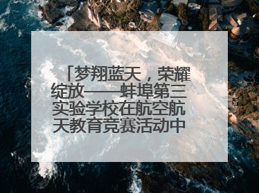 梦翔蓝天，荣耀绽放——蚌埠第三实验学校在航空航天教育竞赛活动中大放异彩