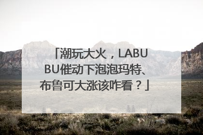 潮玩大火，LABUBU催动下泡泡玛特、布鲁可大涨该咋看？