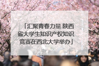 汇聚青春力量 陕西省大学生知识产权知识竞赛在西北大学举办