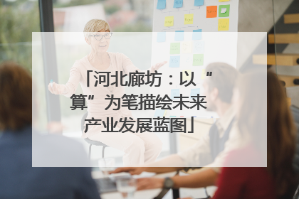 河北廊坊：以“算”为笔描绘未来产业发展蓝图