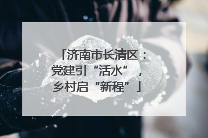 济南市长清区：党建引“活水”，乡村启“新程”