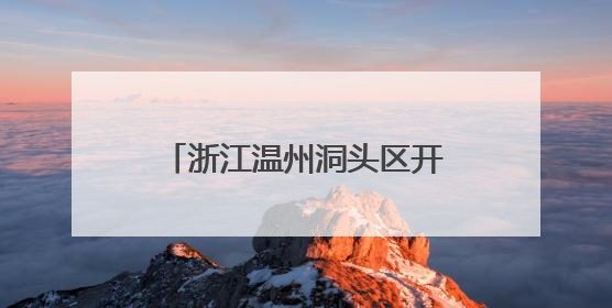 浙江温州洞头区开展“6·16”安全生产咨询日活动