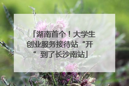 湖南首个！大学生创业服务接待站“开”到了长沙南站