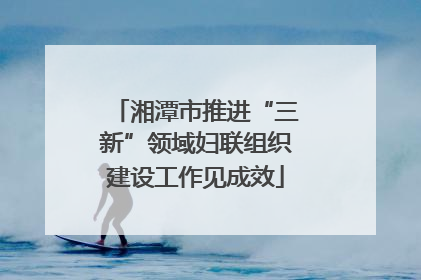 湘潭市推进“三新”领域妇联组织建设工作见成效