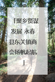 聚乡贤谋发展 永春县东关镇商会扬帆起航