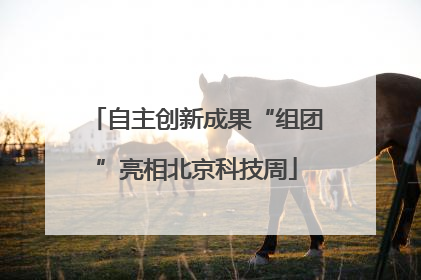 自主创新成果“组团”亮相北京科技周