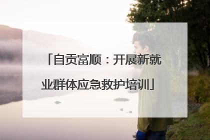 自贡富顺：开展新就业群体应急救护培训