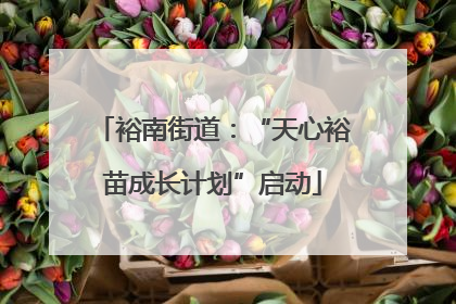 裕南街道：“天心裕苗成长计划”启动