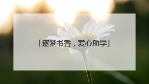 逐梦书香，爱心助学