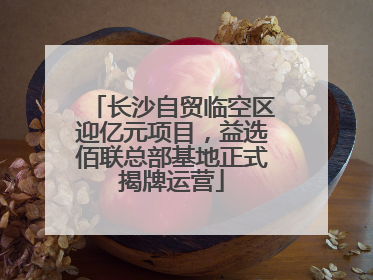 长沙自贸临空区迎亿元项目，益选佰联总部基地正式揭牌运营