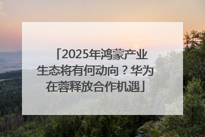 2025年鸿蒙产业生态将有何动向？华为在蓉释放合作机遇