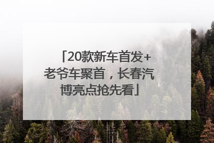 20款新车首发+老爷车聚首，长春汽博亮点抢先看