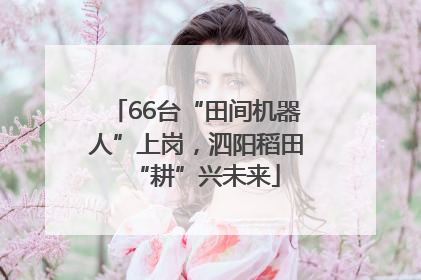 66台“田间机器人”上岗，泗阳稻田“耕”兴未来