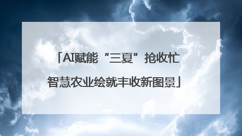 AI赋能“三夏”抢收忙 智慧农业绘就丰收新图景